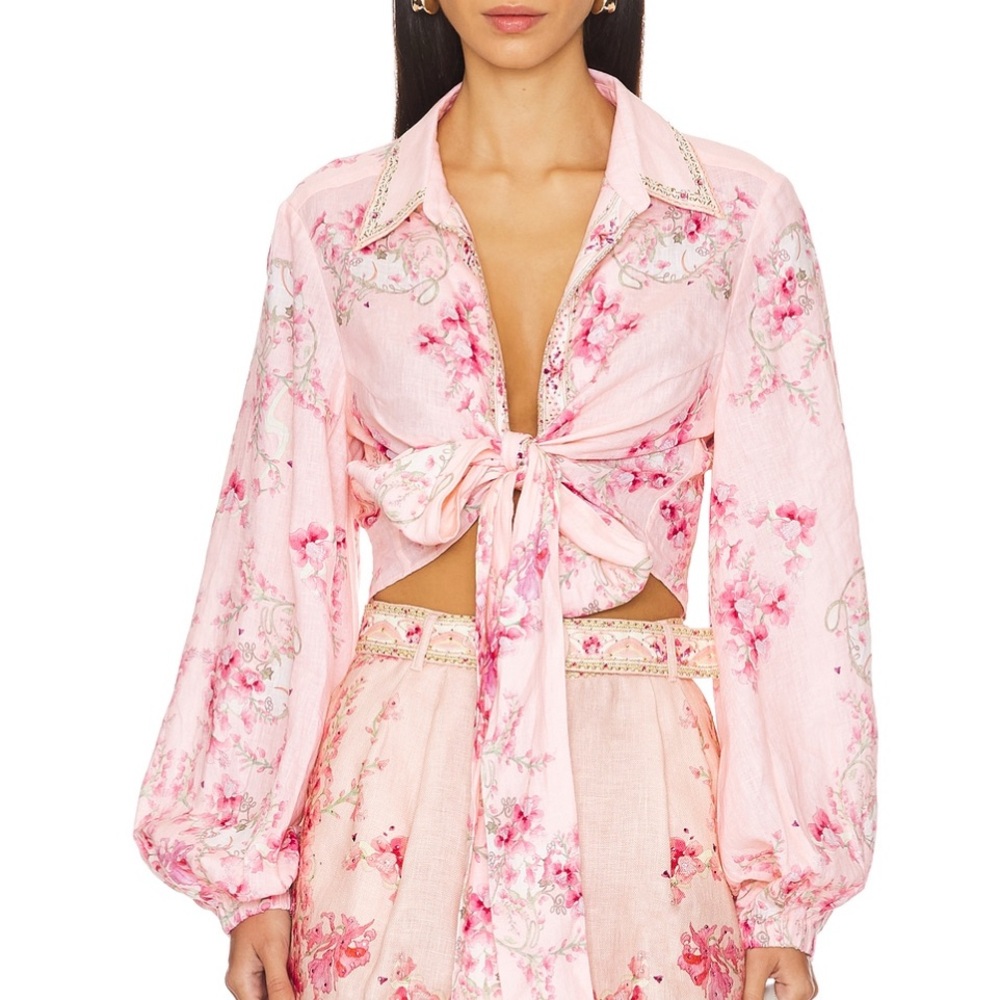 Floral Pink Women's Top